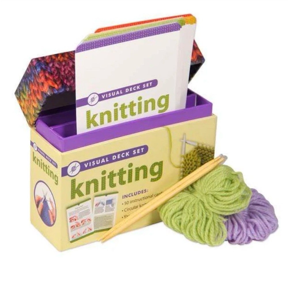 NWOT- 50 Card Visual Deck Set of Knitting